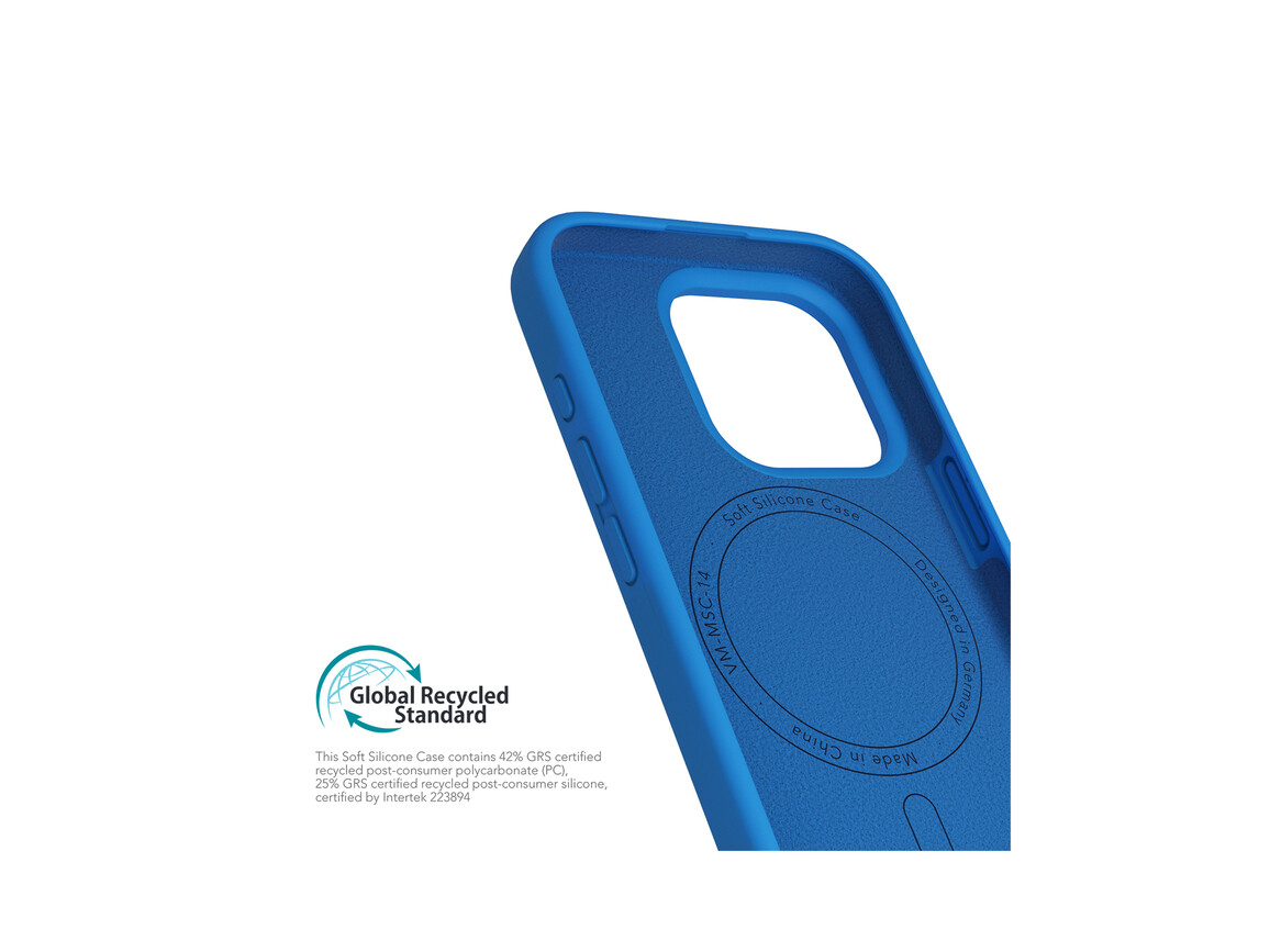 Vonmählen Silikon-Case für iPhone 16 Pro Max, blau