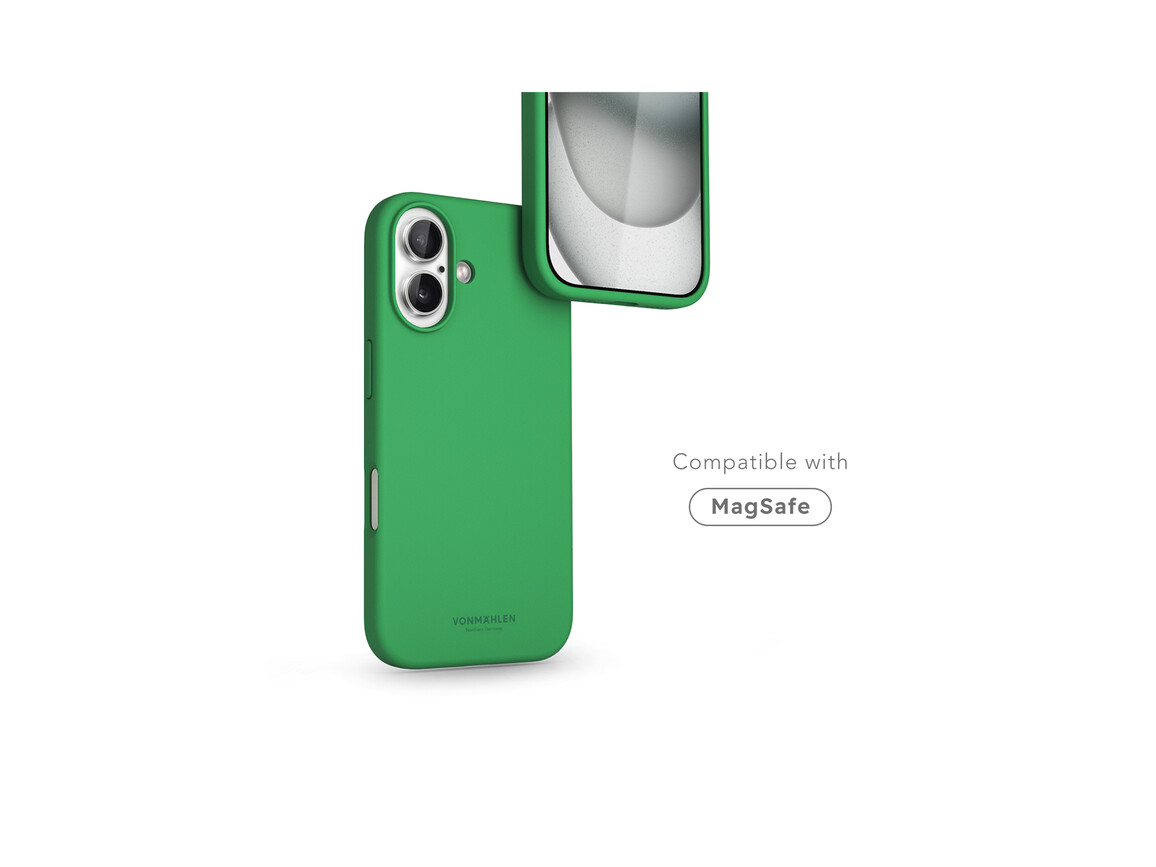 Vonmählen Silikon-Case für iPhone 16, grün