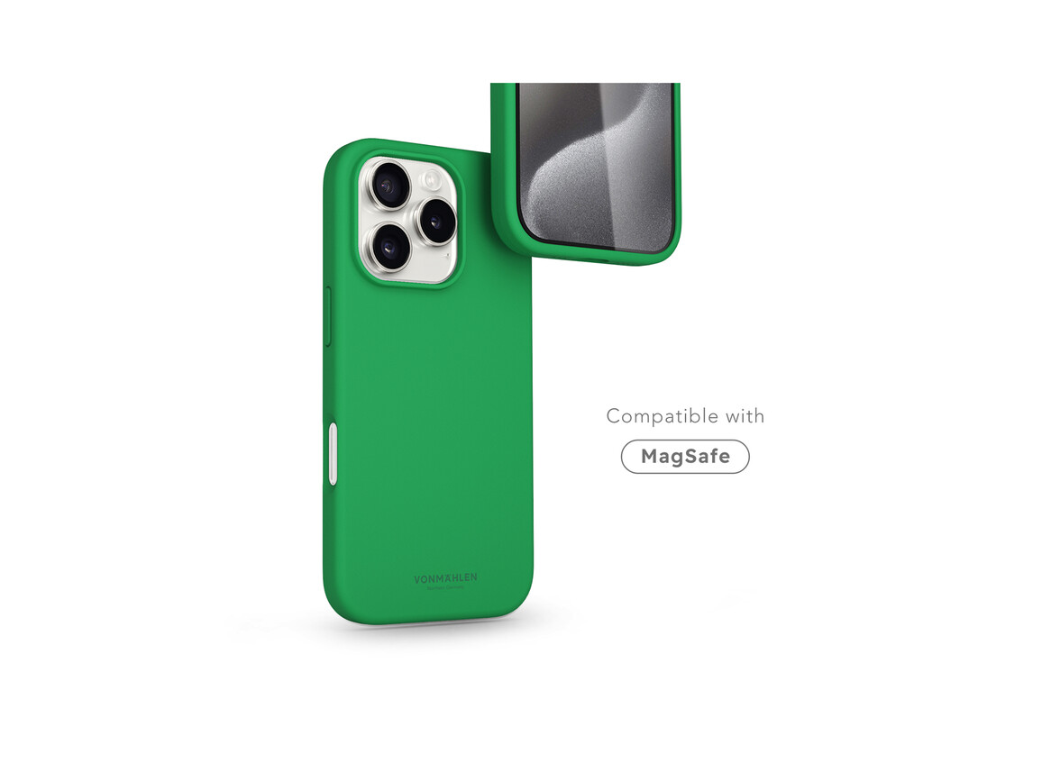 Vonmählen Silikon-Case für iPhone 16 Pro, grün