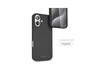 Vonmählen Kunstleder-Case für iPhone 16 Plus, schwarz