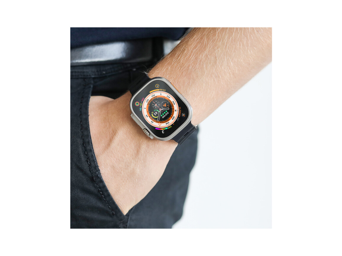 Vonmählen Wave-Armband 2 für Apple Watch 42/44/45/49 mm, schwarz