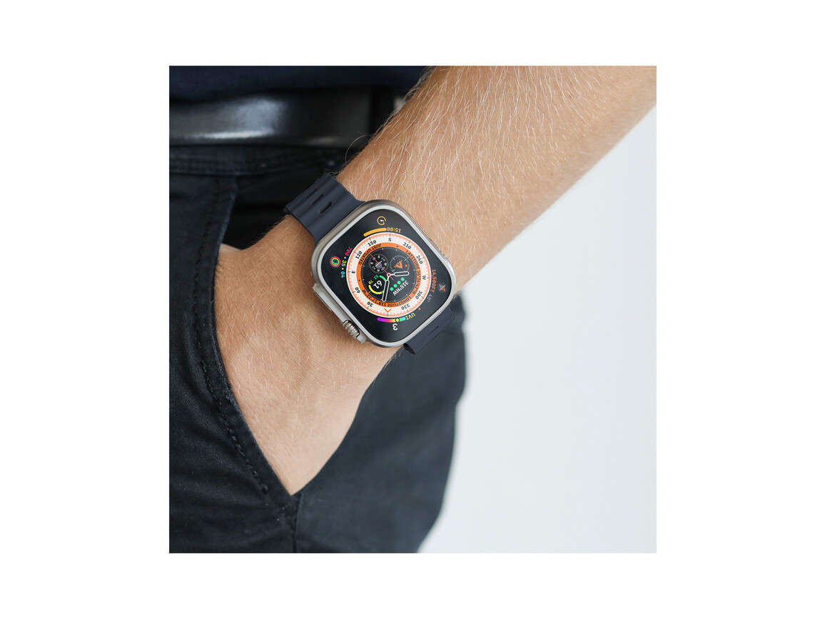 Vonmählen Wave-Armband 2 für Apple Watch 42/44/45/49 mm, dunkelblau