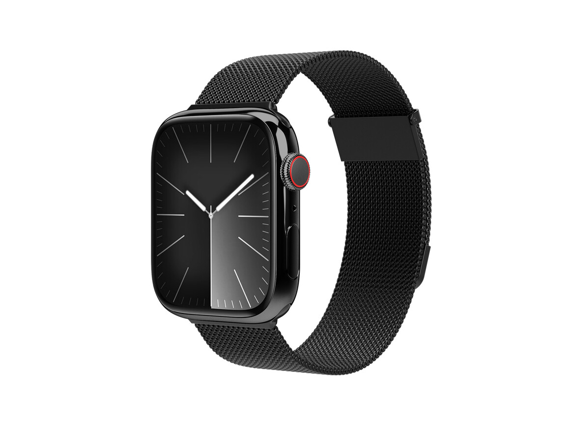 Vonmählen Milanese-Armband 2 für Apple Watch 42/44/45/49 mm, schwarz