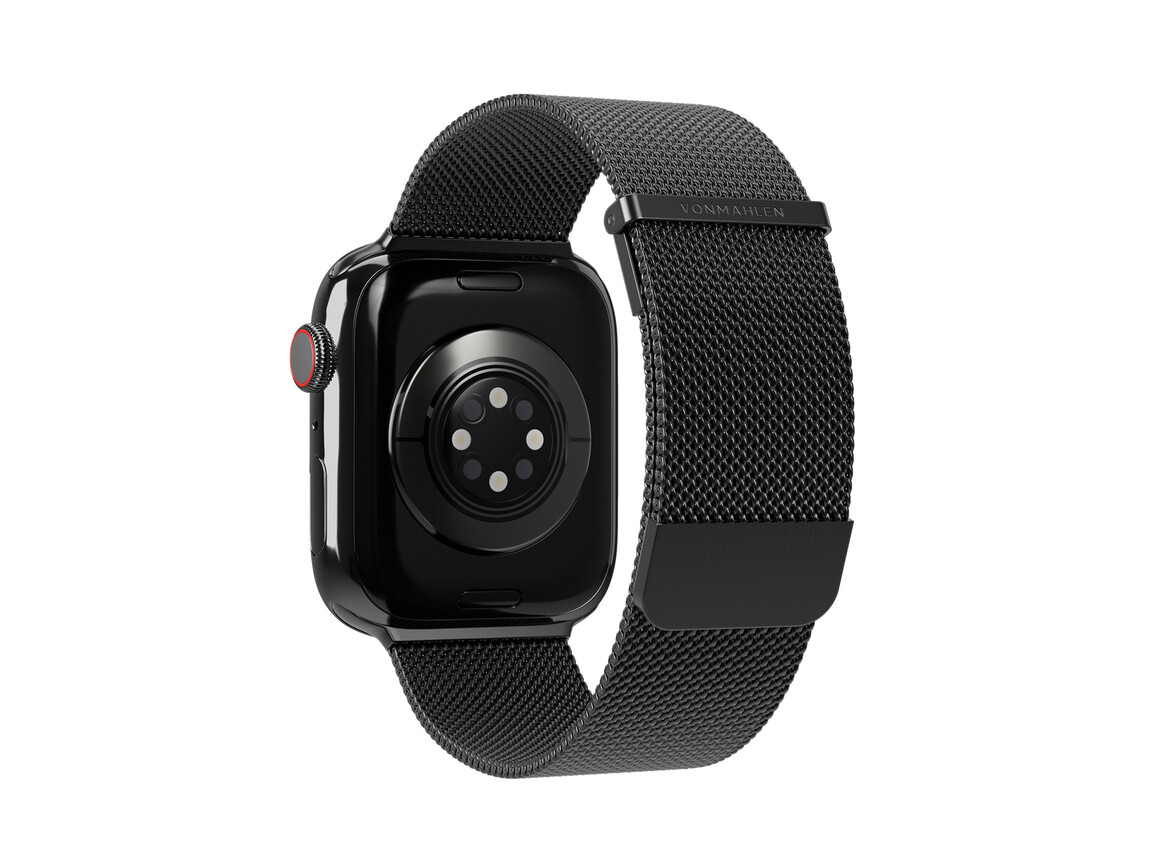 Vonmählen Milanese-Armband 2 für Apple Watch 42/44/45/49 mm, schwarz