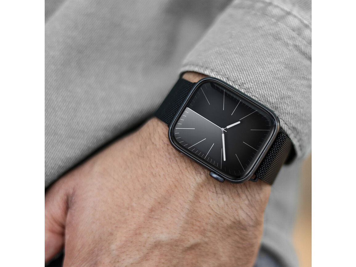 Vonmählen Milanese-Armband 2 für Apple Watch 42/44/45/49 mm, schwarz