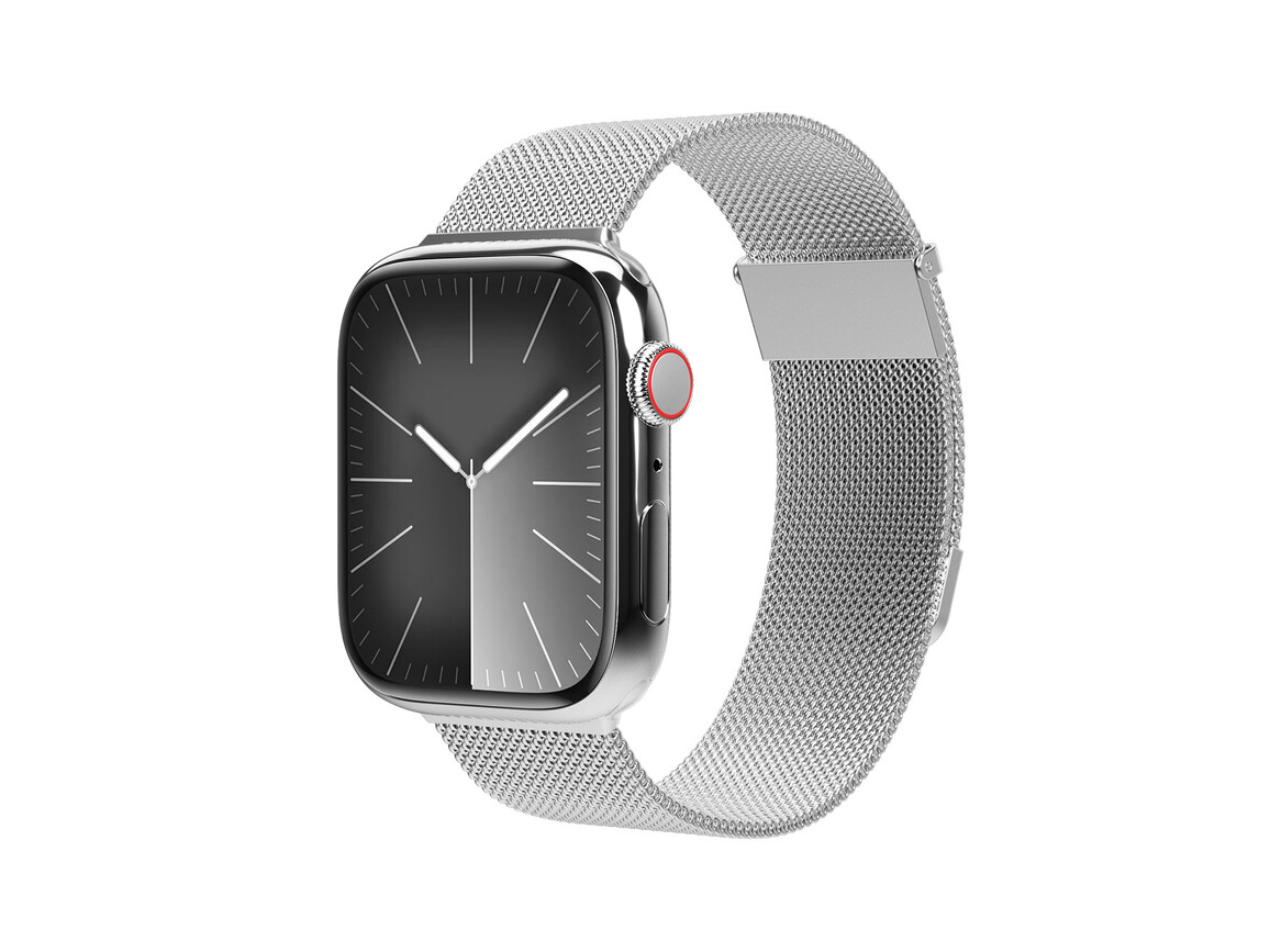 Vonmählen Milanese-Armband 2 für Apple Watch 42/44/45/49 mm, silber