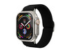 Vonmählen Classic Nylon-Armband für Apple Watch 42/44/45/49 mm, schwarz