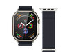 Vonmählen Classic Nylon-Armband für Apple Watch 42/44/45/49 mm, dunkelblau