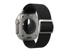 Vonmählen Woven-Armband für Apple Watch 42/44/45/49 mm, schwarz