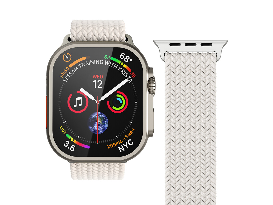 Vonmählen Woven-Armband für Apple Watch 38/40/41 mm, beige