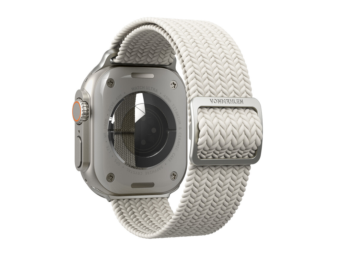 Vonmählen Woven-Armband für Apple Watch 42/44/45/49 mm, beige