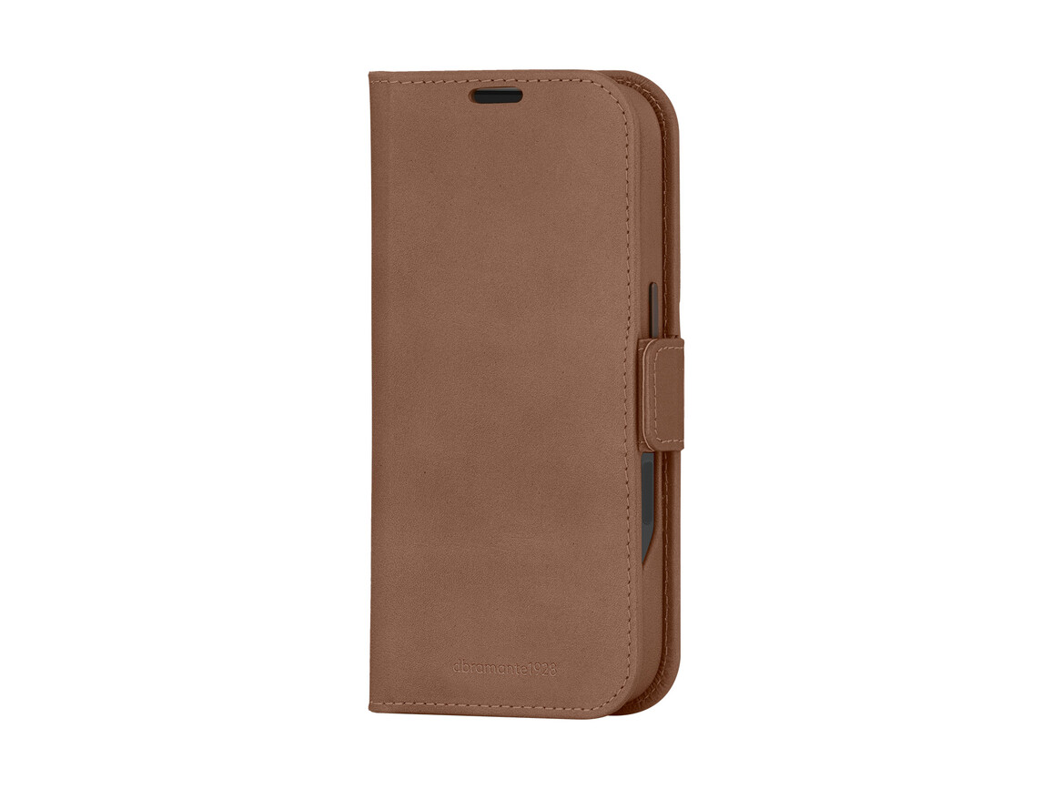 dbramante Lynge 2in1 Leder-Case mit MagSafe für iPhone 16, braun