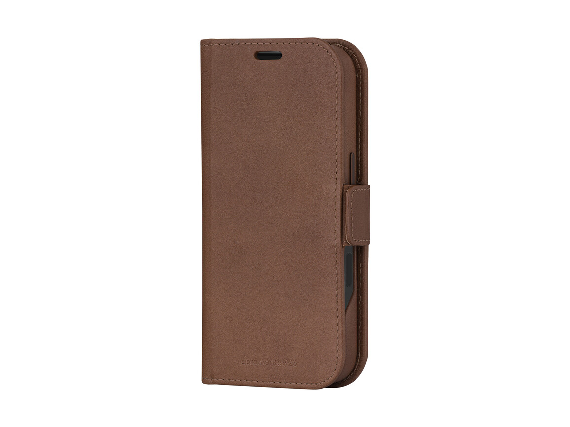 dbramante Lynge 2in1 Leder-Case mit MagSafe für iPhone 16 Pro, braun >
