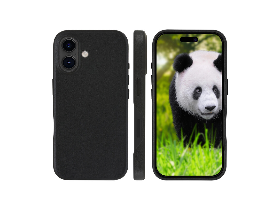 dbramante Lynge 2in1 Leder-Case mit MagSafe für iPhone 16, schwarz