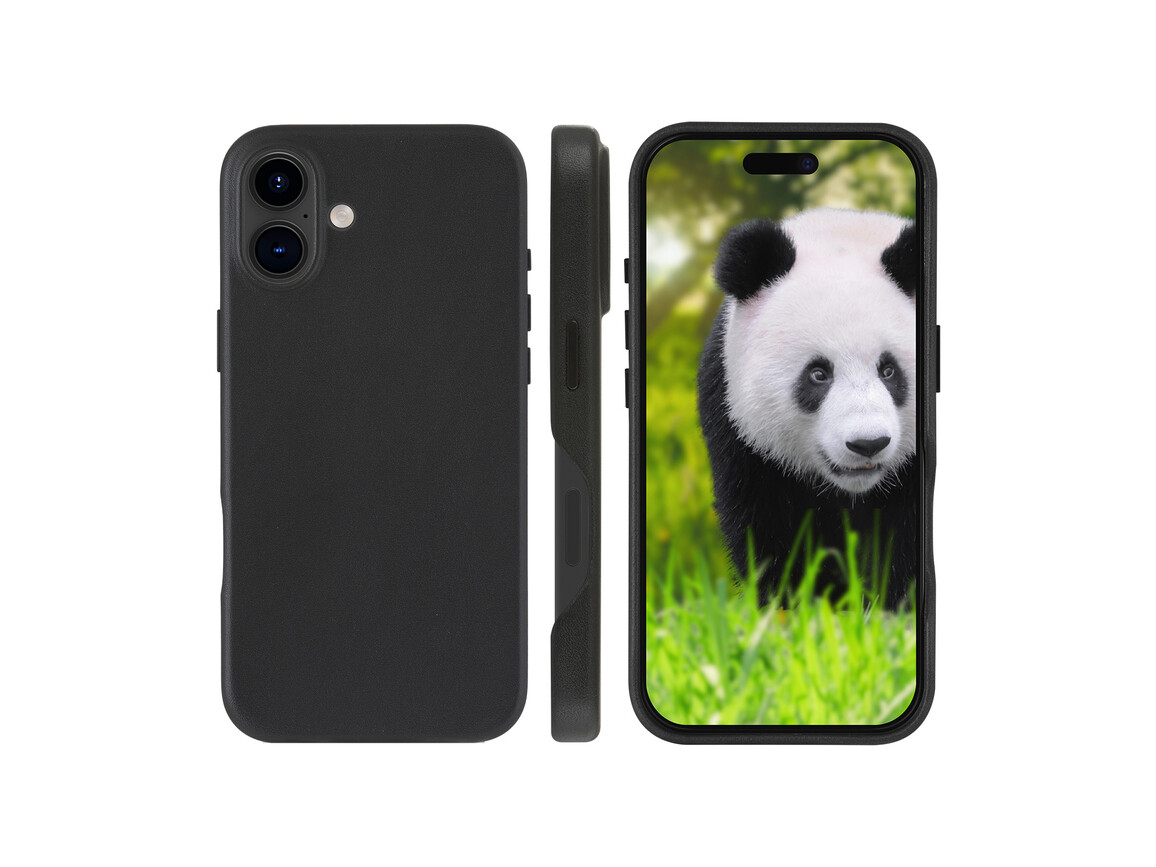 dbramante Lynge 2in1 Leder-Case mit MagSafe für iPhone 16 Pro, schwarz &gt;