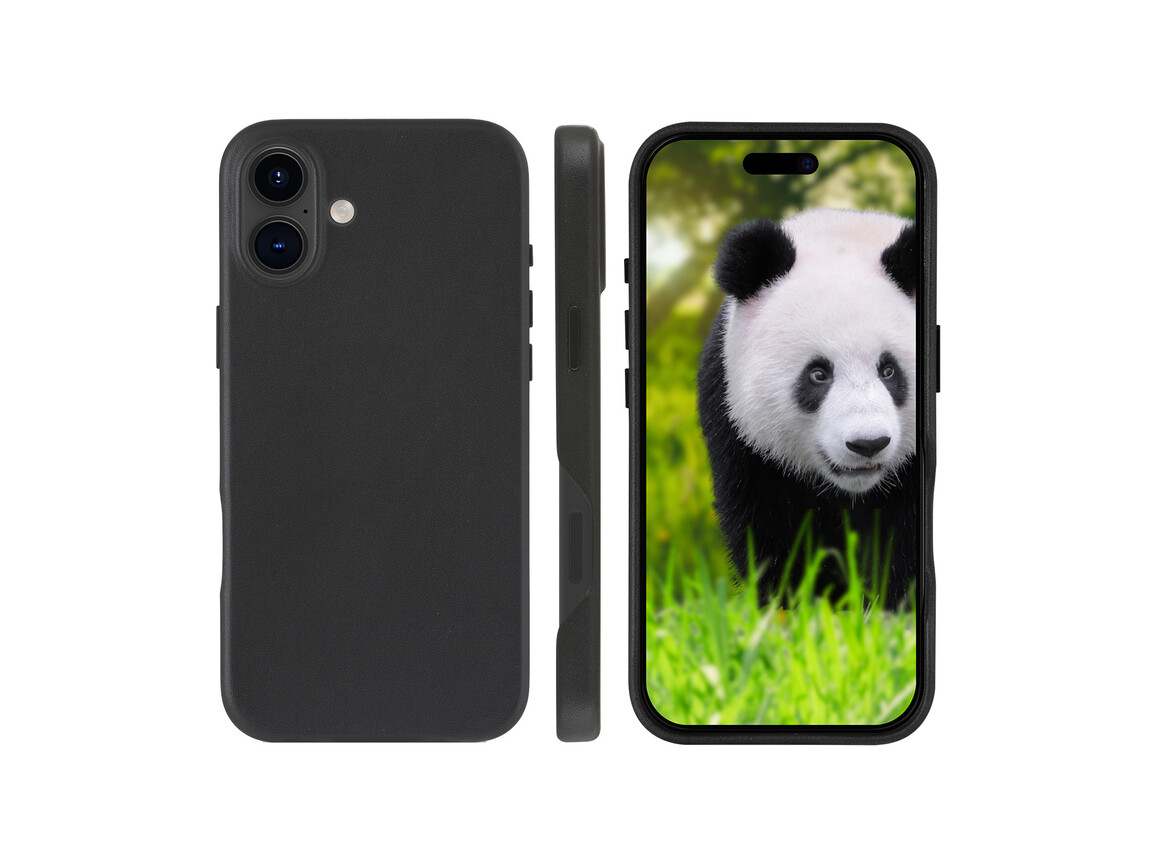 dbramante Lynge 2in1 Leder-Case mit MagSafe für iPhone 16 Plus, schwarz
