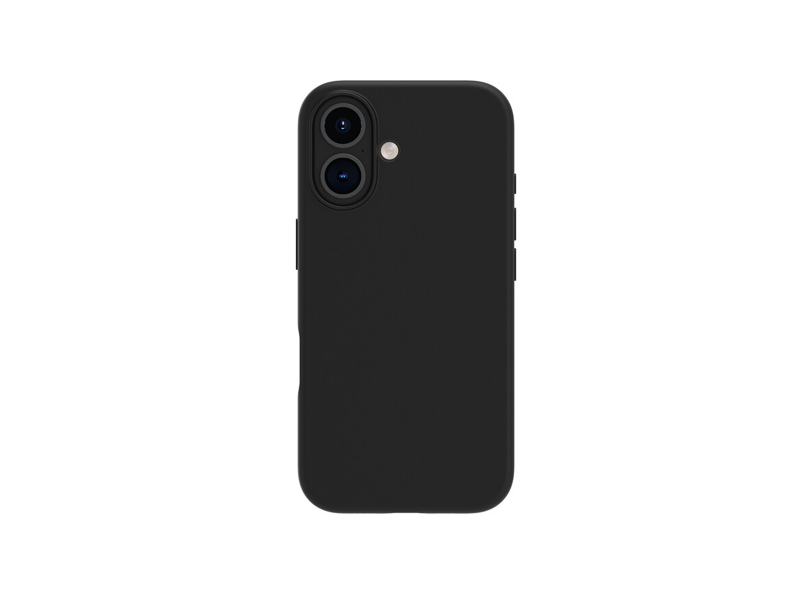 dbramante Monaco Silikoncase mit MagSafe für iPhone 16, schwarz