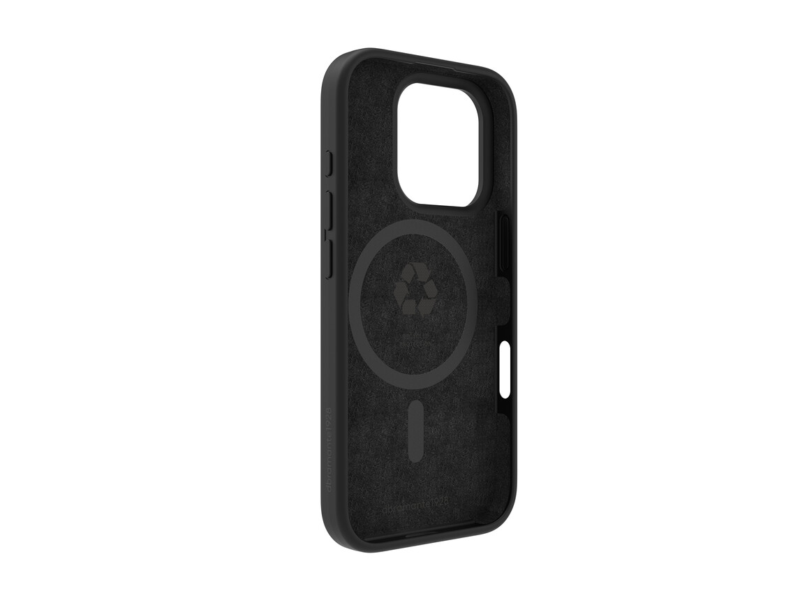 dbramante Monaco Silikoncase mit MagSafe für iPhone 16 Pro, schwarz