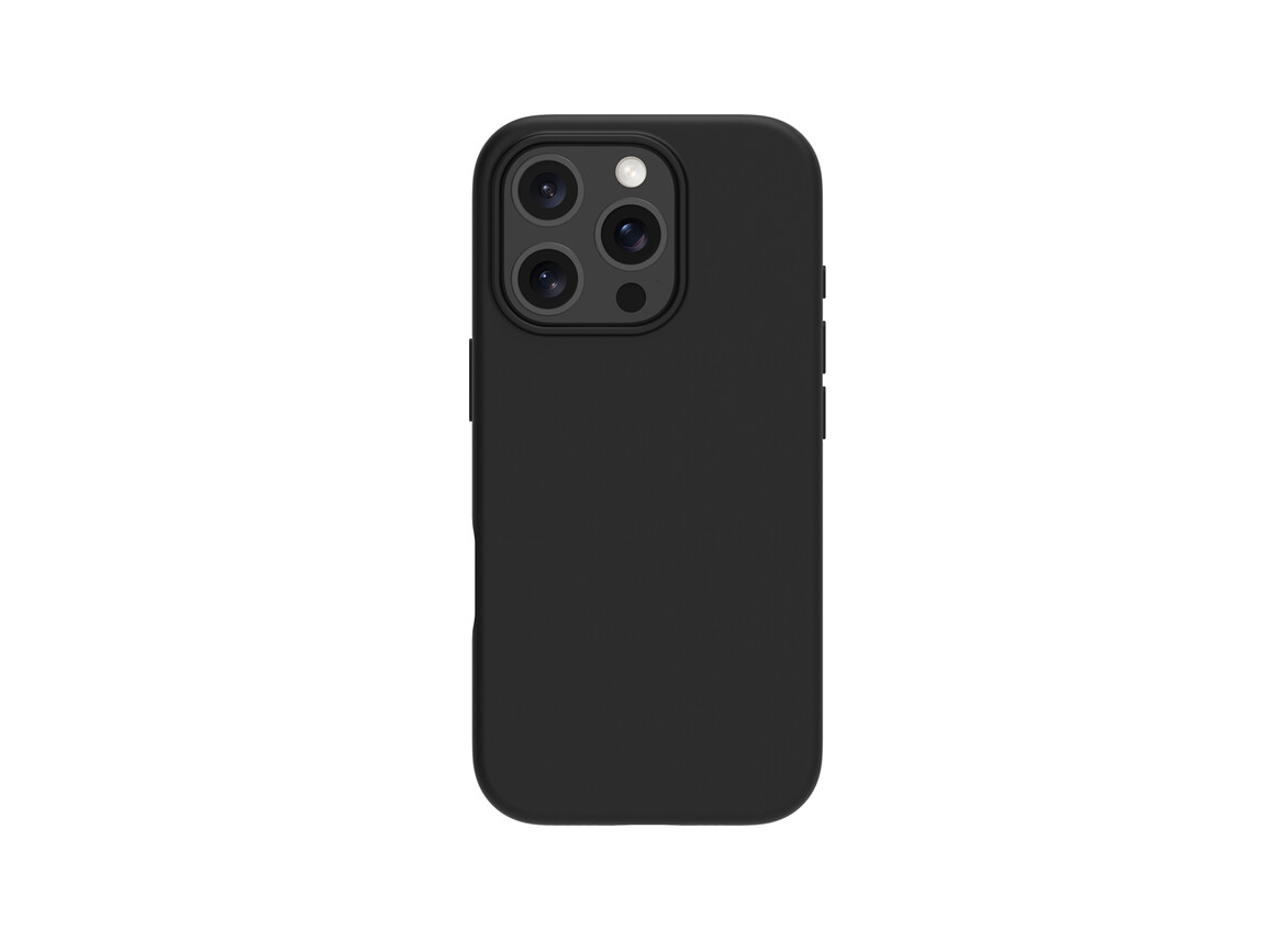 dbramante Monaco Silikoncase mit MagSafe für iPhone 16 Pro, schwarz