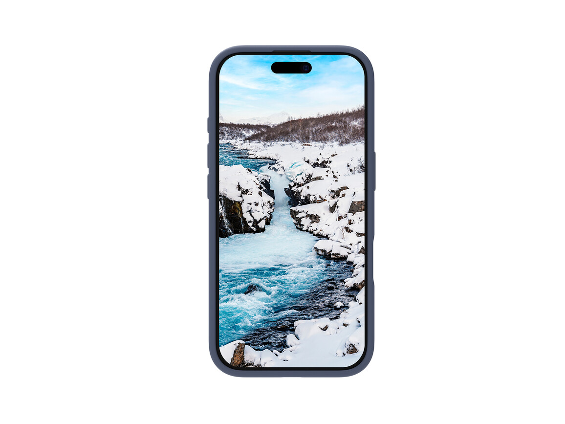 dbramante Monaco Silikoncase mit MagSafe für iPhone 16, blau >