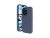 dbramante Monaco Silikoncase mit MagSafe für iPhone 16 Pro, blau