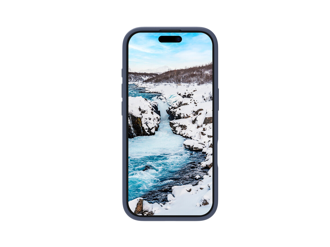 dbramante Monaco Silikoncase mit MagSafe für iPhone 16 Pro, blau
