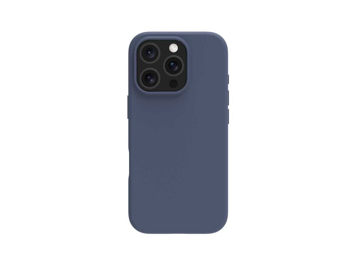 dbramante Monaco Silikoncase mit MagSafe für iPhone 16 Pro, blau