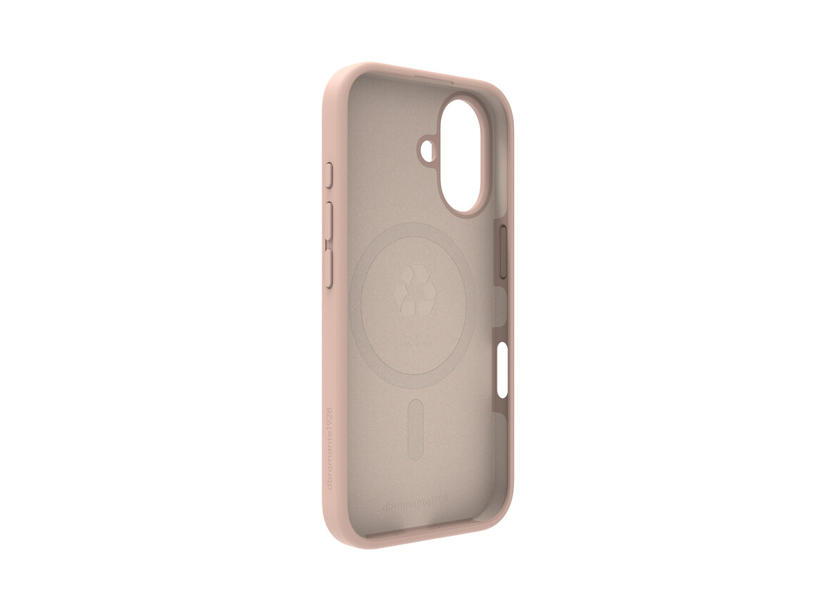 dbramante Monaco Silikoncase mit MagSafe für iPhone 16, pink