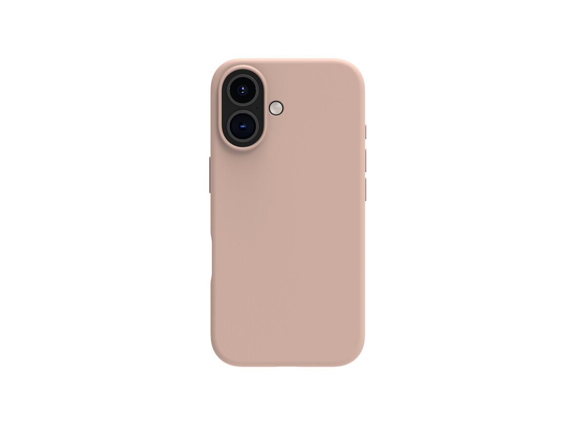 dbramante Monaco Silikoncase mit MagSafe für iPhone 16, pink