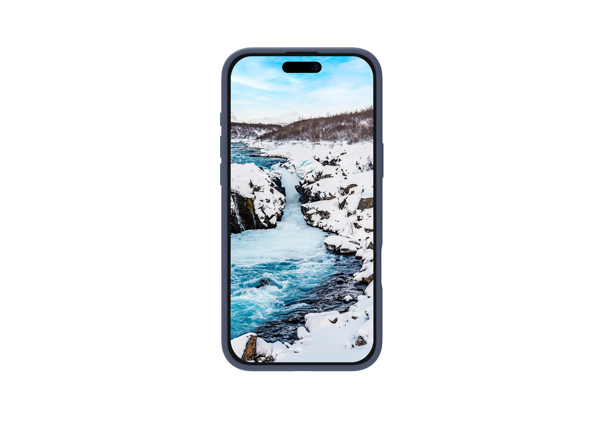 dbramante Monaco Silikoncase mit MagSafe für iPhone 16 Plus, blau
