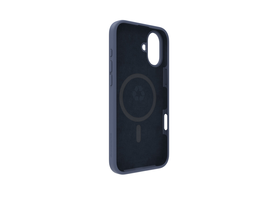 dbramante Monaco Silikoncase mit MagSafe für iPhone 16 Plus, blau