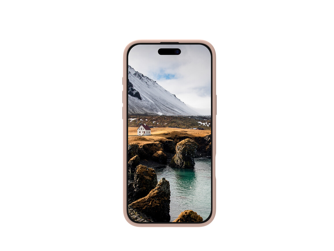 dbramante Monaco Silikoncase mit MagSafe für iPhone 16 Plus, pink