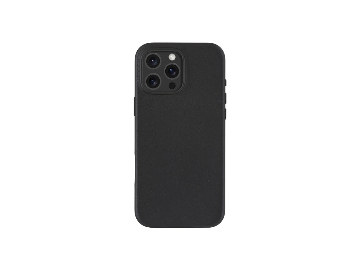 dbramante Roskilde Leder-Case mit MagSafe für iPhone 16 Pro Max, schwarz