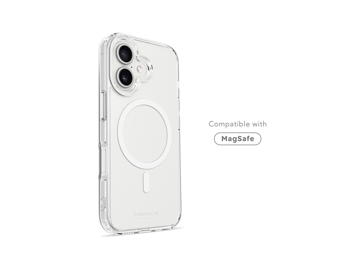 Vonmählen Clear-Case für iPhone 16, transparent