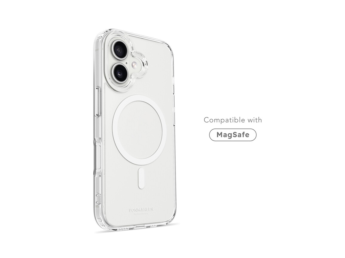 Vonmählen Clear-Case für iPhone 16 Plus, transparent