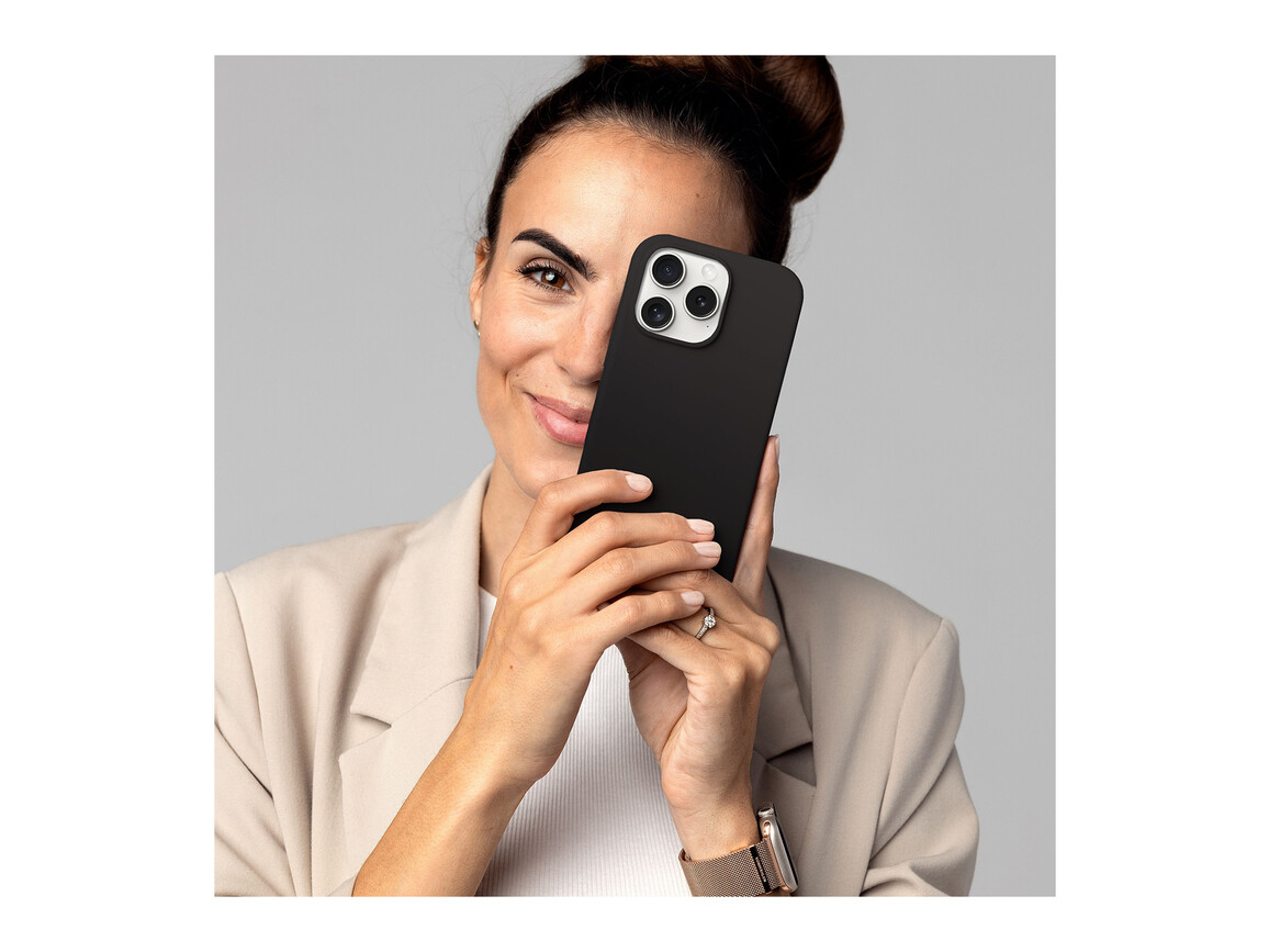 Vonmählen Silikon-Case für iPhone 16 Pro Max, schwarz