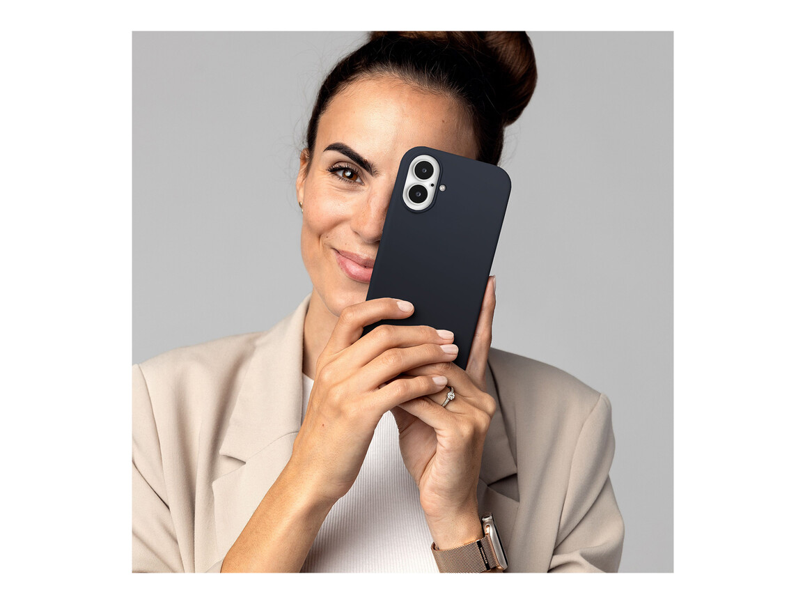 Vonmählen Silikon-Case für iPhone 16, dunkelblau