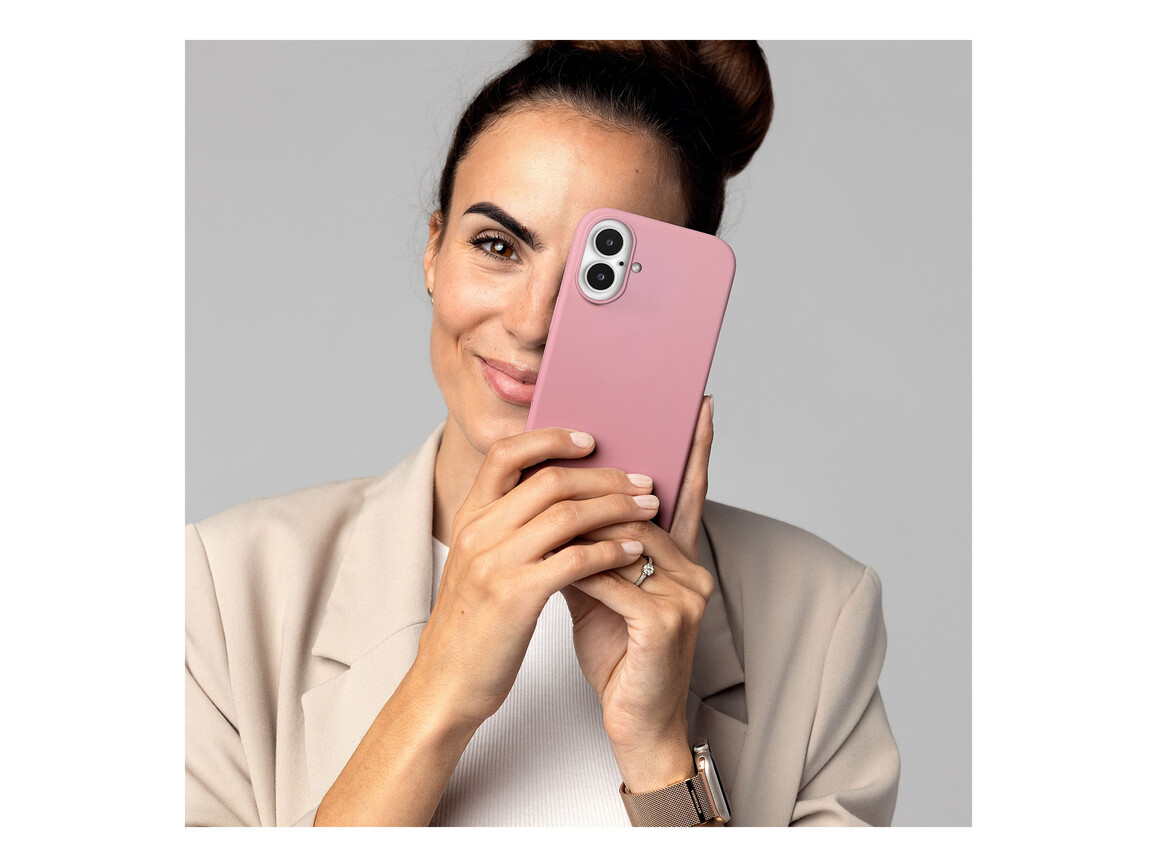 Vonmählen Silikon-Case für iPhone 16 Plus, rosa