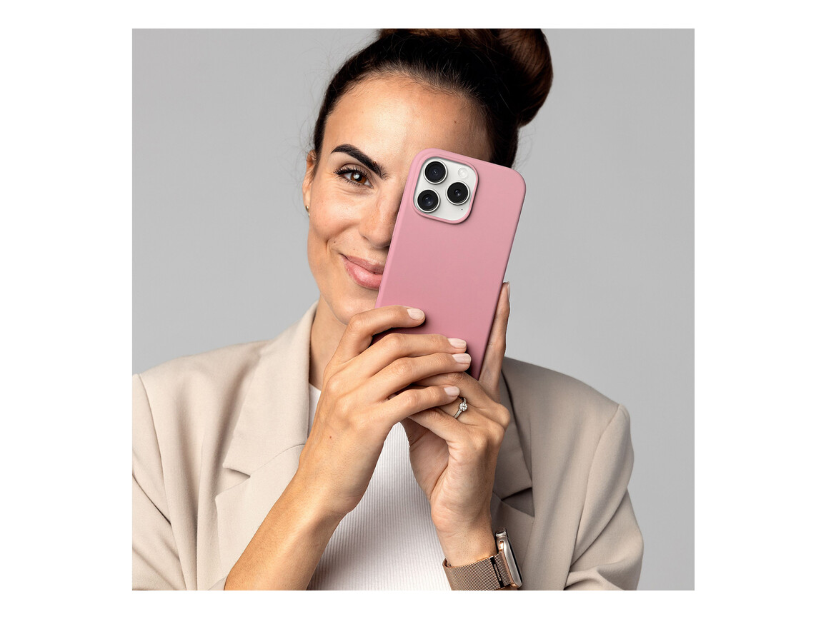 Vonmählen Silikon-Case für iPhone 16 Pro, rosa