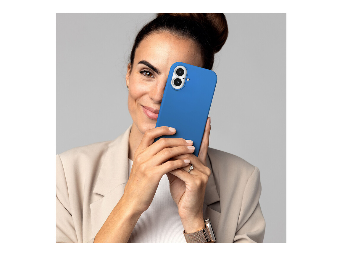 Vonmählen Silikon-Case für iPhone 16 Plus, blau