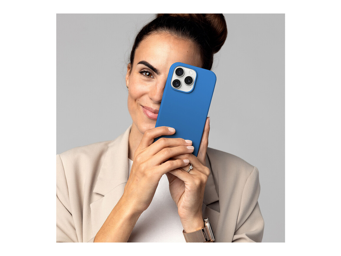 Vonmählen Silikon-Case für iPhone 16 Pro, blau