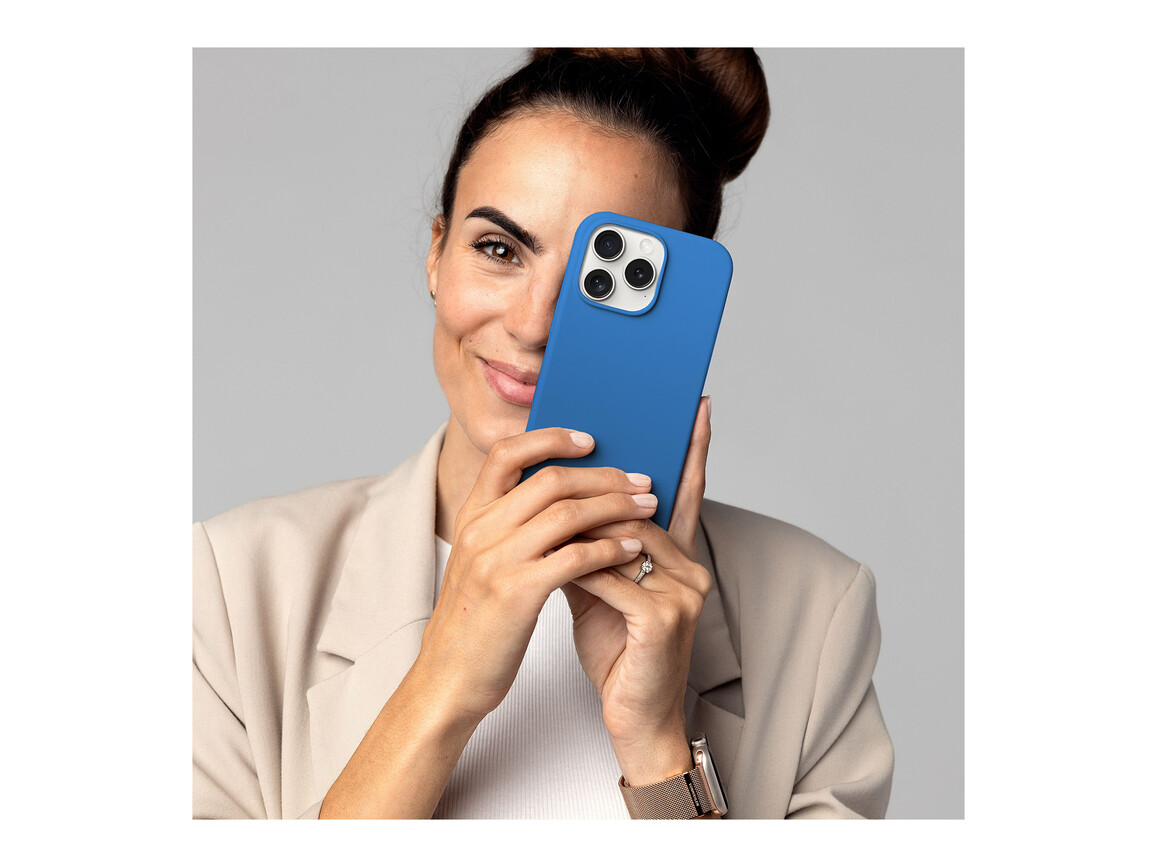 Vonmählen Silikon-Case für iPhone 16 Pro Max, blau