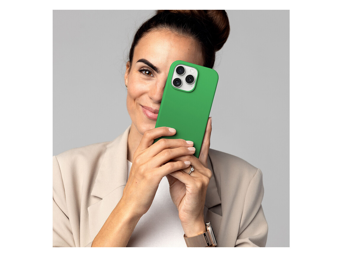 Vonmählen Silikon-Case für iPhone 16 Pro, grün