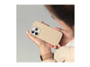 Vonmählen Kunstleder-Case für iPhone 16 Pro, beige