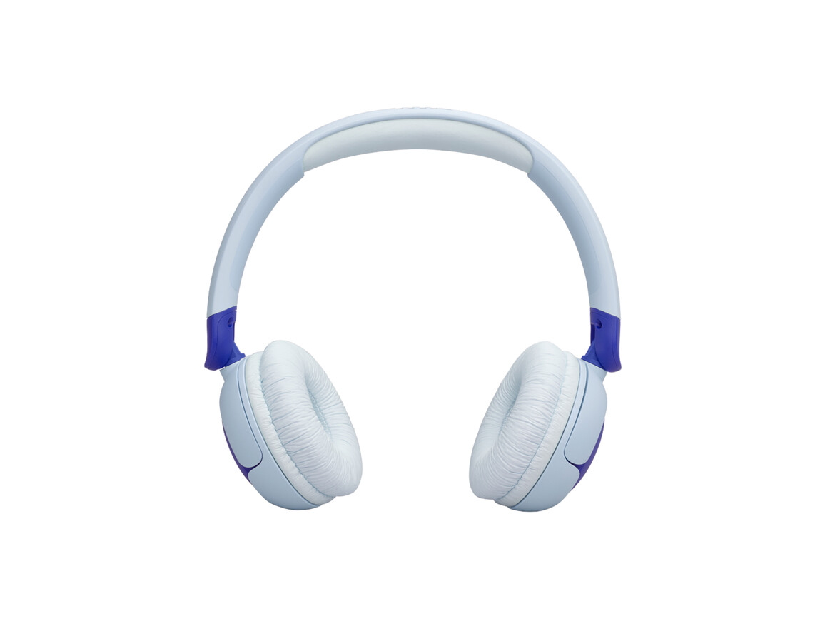 JBL JR320BT, kabellose On-Ear Kopfhörer für Kinder <85dB, blau