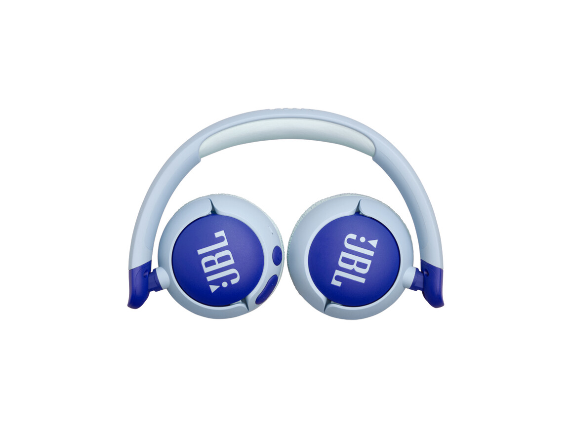 JBL JR320BT, kabellose On-Ear Kopfhörer für Kinder <85dB, blau