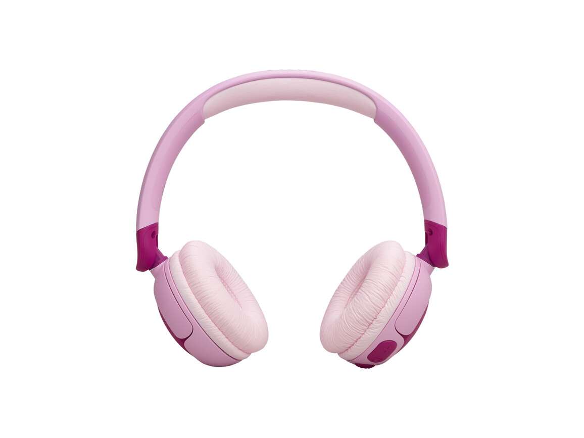 JBL JR320BT, kabellose On-Ear Kopfhörer für Kinder <85dB, pink