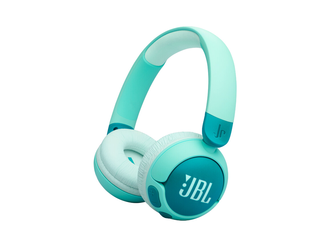 JBL JR320BT, kabellose On-Ear Kopfhörer für Kinder <85dB, grün