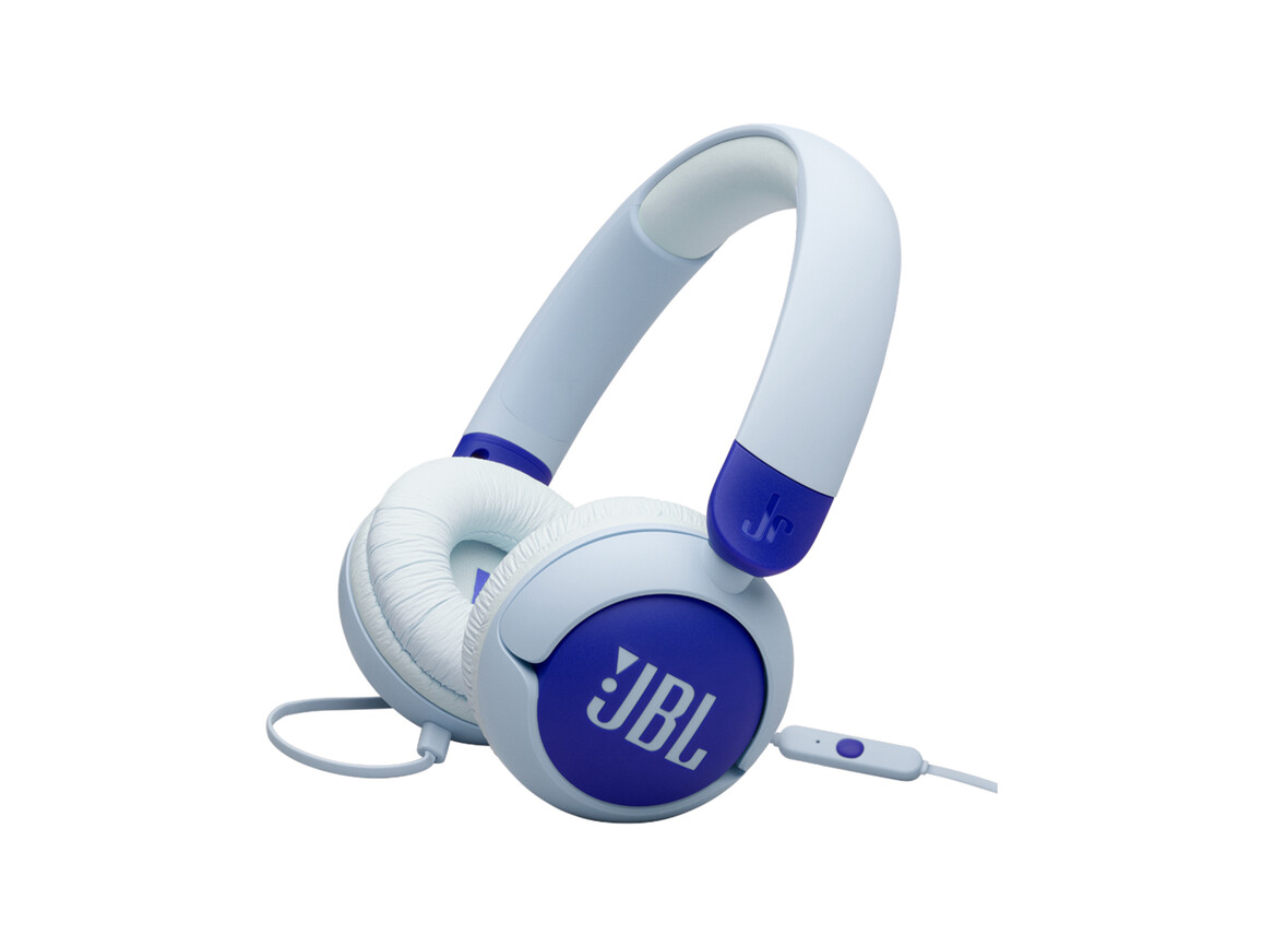 JBL JR320, On-Ear Kopfhörer für Kinder <85dB, blau