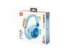 JBL JR470NC, kabellose NC Over-Ear Kopfhörer für Kinder <85dB, blau